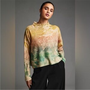 Anthropologie Pilcro The Alani Cashmere Mock Neck Sweater Small